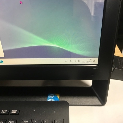 SONYモニター型パソコンWindows11corei3 美品 SONY WEBカメラ/中古