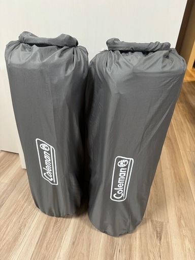 コールマンエアーマットインフレーターマット エアーベッド収納ケース付シングル2点 コールマンエアーマット キャンパーインフレーターマットハイピーク