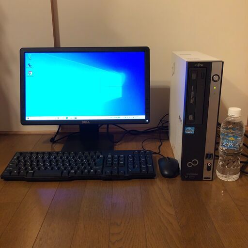 デスクトップパソコン モニターセット/Core i5 2400/メモリ8GB/新品SATA SSD64GB/Windows10/Wi-Fi/管理89