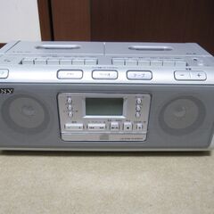 SONY CDラジカセ CFD-W78 ジャンク品(音が出ない)