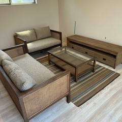 【未使用品】Kayu style ウェビィング　バードアイ　コーヒーテーブル