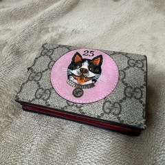✨極美品 ✨ グッチ　 財布　ミスティックキャット　GGスプリーム　二つ折り財布