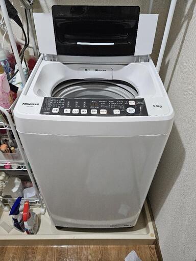 洗濯機 2020年製 5.5kg Hisence HW-T55C