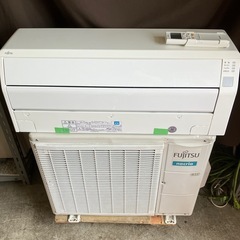 取付込み保証付FUJITSU2018年2.5KW エアコン 18畳 工事費込み 入れ替え 取り外し 3年延長保証 2025年製