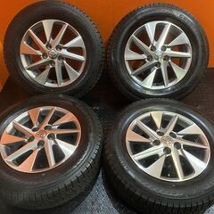 【GOODYEAR ICENAVI8 215/65R16】スタッドレス【トヨタ 20系アルファード ハイブリッド 純正ホイール 16インチ 6.5J5HPCD114.3+45】VTG836 グッドイヤー（GOODYEAR） 215/60R16 スタッドレスタイヤホイール