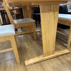 ドリーム川西店御来店限定】家具の大丸 ダイニング4点セット 