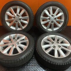 【BS BLIZZAK VRX 155/65R14】スタッドレス【ダイハツ 純正ホイール 14インチ 4.5J4HPCD100+45】タント ムーブ等　(VTN093)