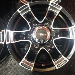 HI-BLOCK 社外ホイール 15インチ 4本 6J6HPCD139.7+44 キャラバン等　(VHT070) 