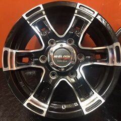 HI-BLOCK 社外ホイール 15インチ 4本 6J6HPCD139.7+44 キャラバン等　(VHT070) 