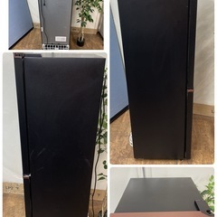 S207 ⭐ IRIS OHYAMA 2ドア冷蔵庫（162L 右開き）20年製 IRSE-H16A-B ⭐ 動作確認済 ⭐ クリーニング済