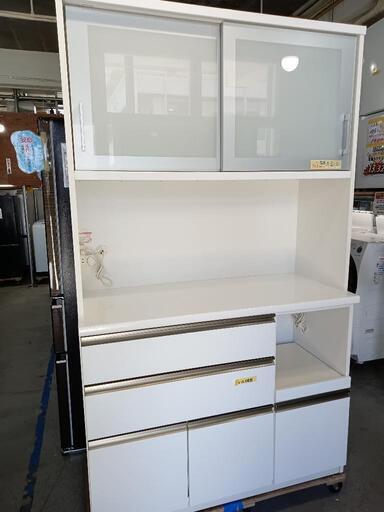 配送可【松田家具】食器棚　クリーニング済　管理番号10809