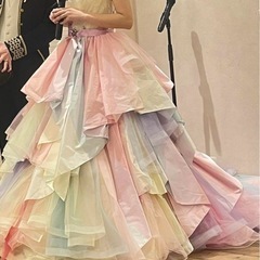 ザハニー THE HANY ウェディングドレス カラードレス レインボー