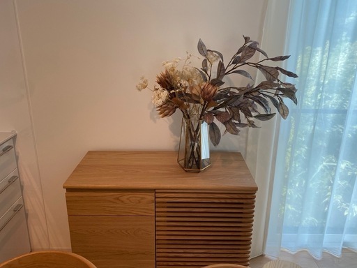 造花(欠損あり)と花瓶セット