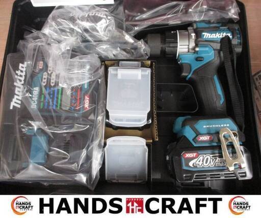 マキタ makita HP001GRDX 震動ドライバドリル 未使用品 バッテリ40V 2.5Ah二個/充電器付き 【ハンズクラフト宜野湾店】