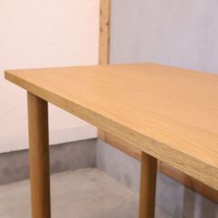 無印良品(MUJI)の人気のオーク材 ダイニングテーブル！！120cmの 