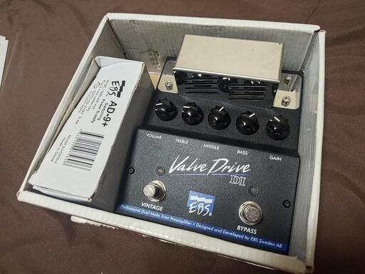 EBS Valve Drive DI ベース用プリアンプ 真空管①