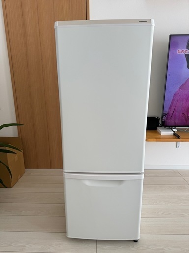 【八戸市内配送無料】168L 2ドア最大容量 冷蔵庫 2022年式　Panasonic パナソニック　NR-B17HW-W