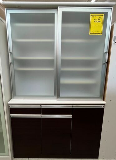 コガ家具　食器棚　幅(W)1200mm × 奥行(D)370mm × 高さ(H)1945mm