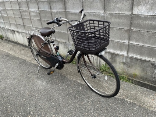 車庫保管 パナソニック ビビ DX BE-FD631 2023年 電動自転車　車体色ブラウン系　26インチ