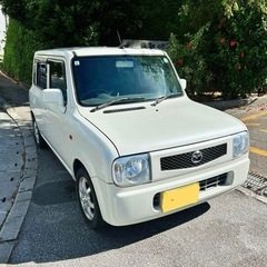 中古車　マツダ　スピアーノ　ホワイト　白　スズキ　ラパン