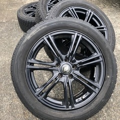 岡山市内可能】18インチホイール4本セット（BRANDLE / ブランドル M68B）