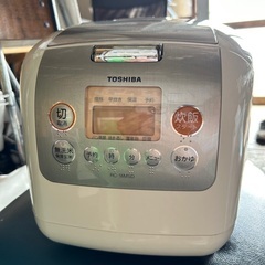 【未使用品】TOSHIBA 炊飯器 蒸し器 RC-18MSD