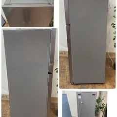 S282 ⭐ Hisense 2ドア冷蔵庫（227L 右開き）20年製 HR-B2302 ⭐ 動作確認済 ⭐ クリーニング済
