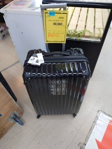 J8106 新品未使用品 AEON イオン　ジッパーキャリーケース Smoove スムーブ  ブラック　簡易クリーニング済【リユースのサカイ柏店】 参考価格14,080円