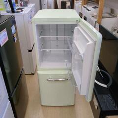 Cangle✨2ドア冷蔵庫✨(株)エディオン・ANG-RE-151-B1(G)✨149Ｌ✨2022年製✨グリーン系・美品・動作確認済(保証３ヵ月）・洗浄・除菌済み✨USED品【こちらは店舗です。浜村鹿野温泉ICから3分 買取本舗 宮本リサイクル 営業時間9～19時 定休日水曜のみ】