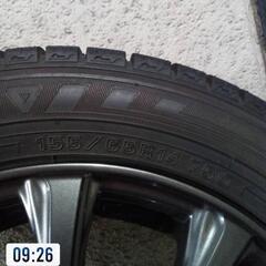 値下げしました!!155/65R14 スタッドレスタイヤ+ホイールセット