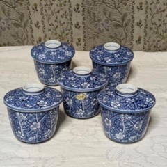 新品同様。有田焼。茶碗蒸し5個セット