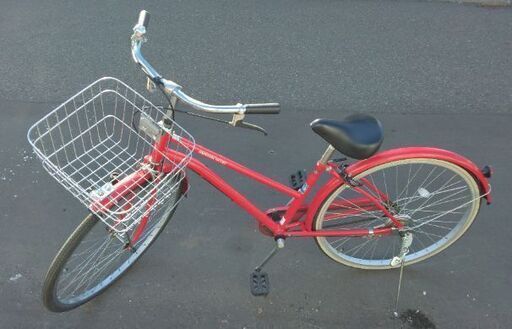 26インチ  中古 自転車 9800円 鍵新品 ライト付 新規防犯登録料コミ 396