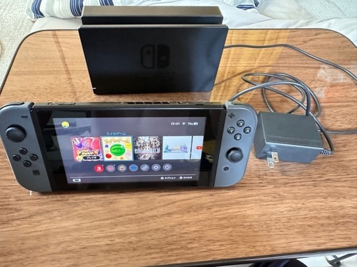 ニンテンドーSwitch  あつ森仕様本体+グレージョイコン
