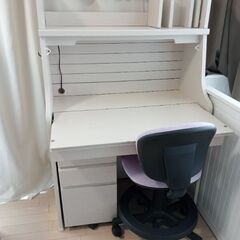 美品ニトリ折りたたみ学習机