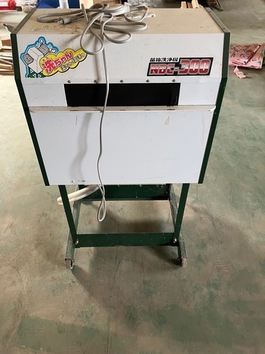 苗箱の洗浄機