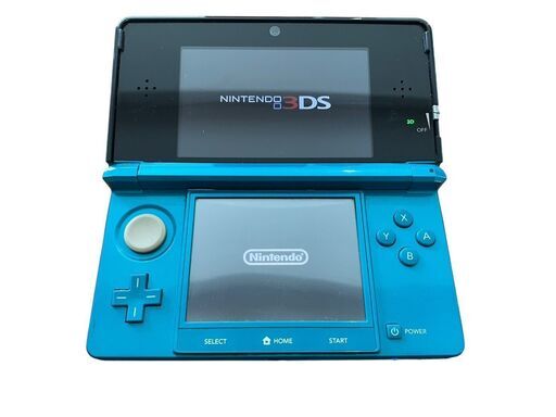 【決まりました】★Nintendo 3DS 本体 ターコイズブルー ※タッチペン、充電器無し 動作確認済み