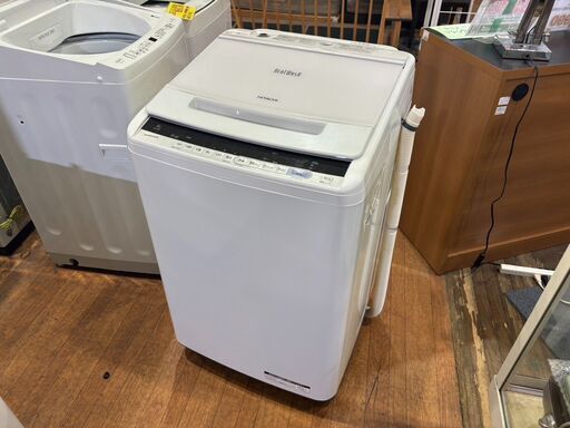 ✨安心の分解洗浄済✨日立 2018年製 8.0Kg洗濯機 BW-V80C 【愛市I4S032612-104】