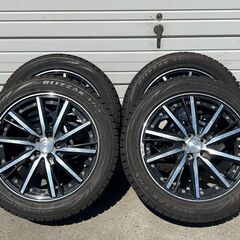 2024914【札幌】225/50R17　冬タイヤ　スタッドレス　社外アルミ　早い者勝ち♪　レガシィワゴン　レガシィB4など