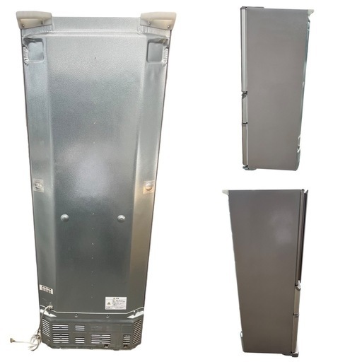 【美品】三菱 3ドア冷凍冷蔵庫 335L 2017年製 MR-C34A-P MITSUBISHI 3ドア冷蔵庫 自動製氷付 真ん中野菜室 シャンパンピンク 2人用～中型冷蔵庫 生活家電 家電