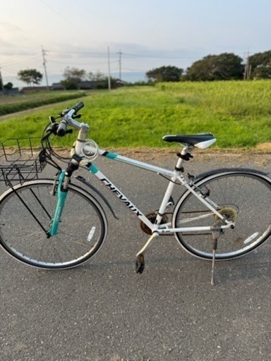 値下げします！あさひ　シェボー　パールホワイト　自転車 クロスバイク