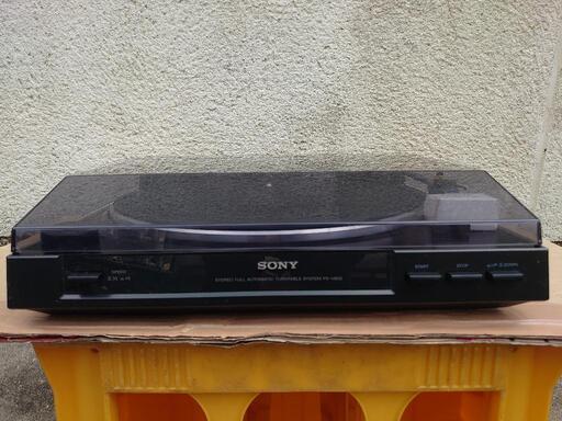 取引終了ソニー レコードプレーヤー PS-V800