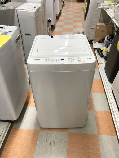 洗濯機 4.5kg ヤマダ YWM-T45H1 2023年製 W(幅)55.4×D(奥行き)56.8×H(高さ)89.0cm ※クリーニング済み