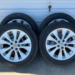 20249116【札幌】225/55R18　冬タイヤ　スタッドレス　ダンロップ　ウィンターマックス　トヨタ純正アルミ　早い者勝ち♪　アルファード　ヴェルファイアなど