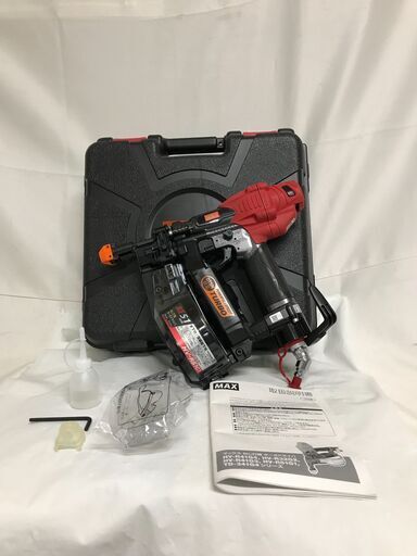 【北見市発】マックス MAX ねじ打機ターボドライバ HV-R51G1 電動工具 DIY 木工 リフォーム (D6032kxxY)