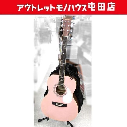 HONEY BEE F-15 SKR ピンク アコースティックギター 初心者向け ソフト 