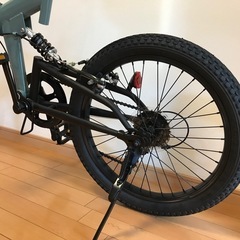 折りたたみ自転車　前後輪サスペンション