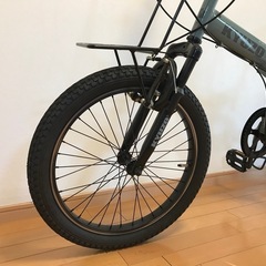 折りたたみ自転車　前後輪サスペンション