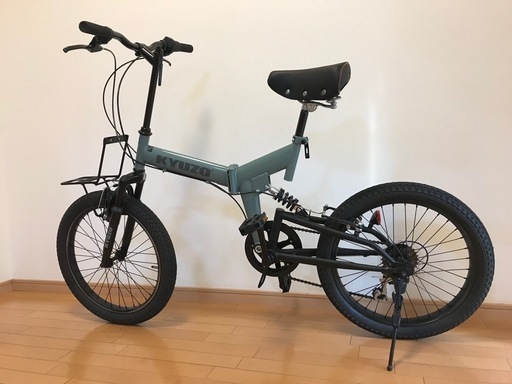 折りたたみ自転車　前後輪サスペンション