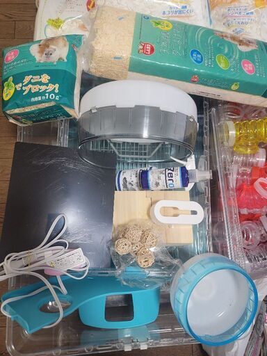 ハムスター用品(すぐに飼育できる程度)