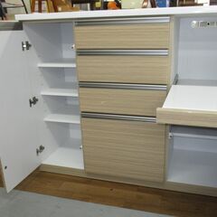 三幸ジャパン キッチンカウンター、キッチンボード、幅120cm Used